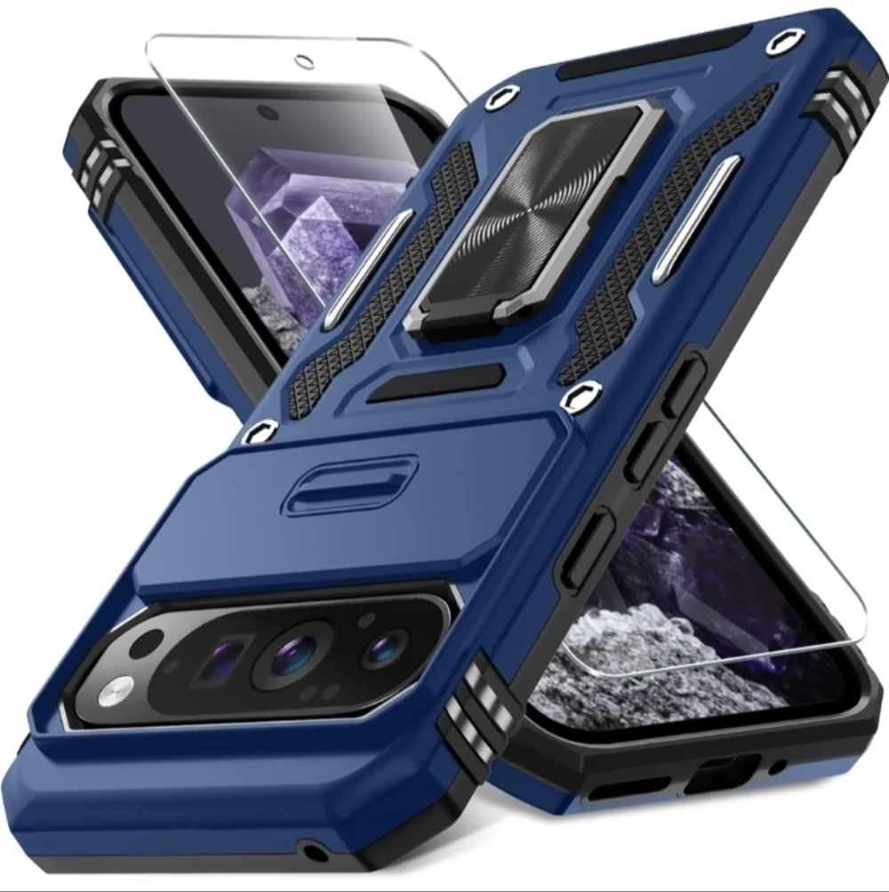 DEERLAMN Protective Cover Case for Google Pixel 9 Pro XL Navy Blue (New)